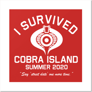 Cobra Island Survivor (WHITE) Posters and Art